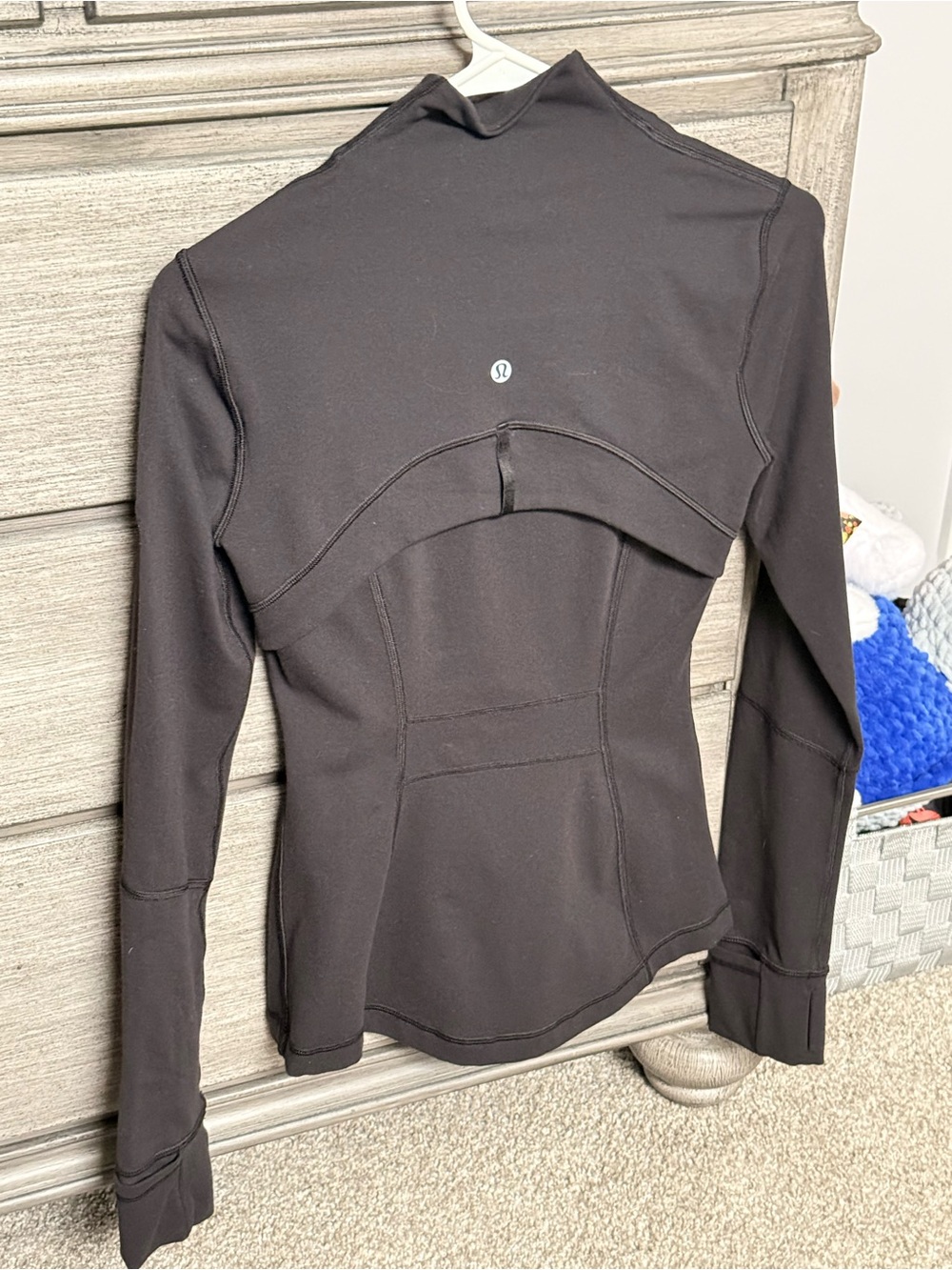 lululemon athletica Black Zip-Up Jacket with Logo Tag